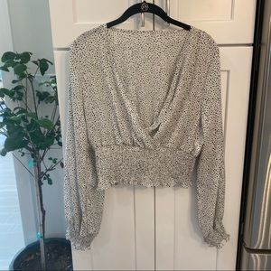 Cropped blouse 🍦NWOT